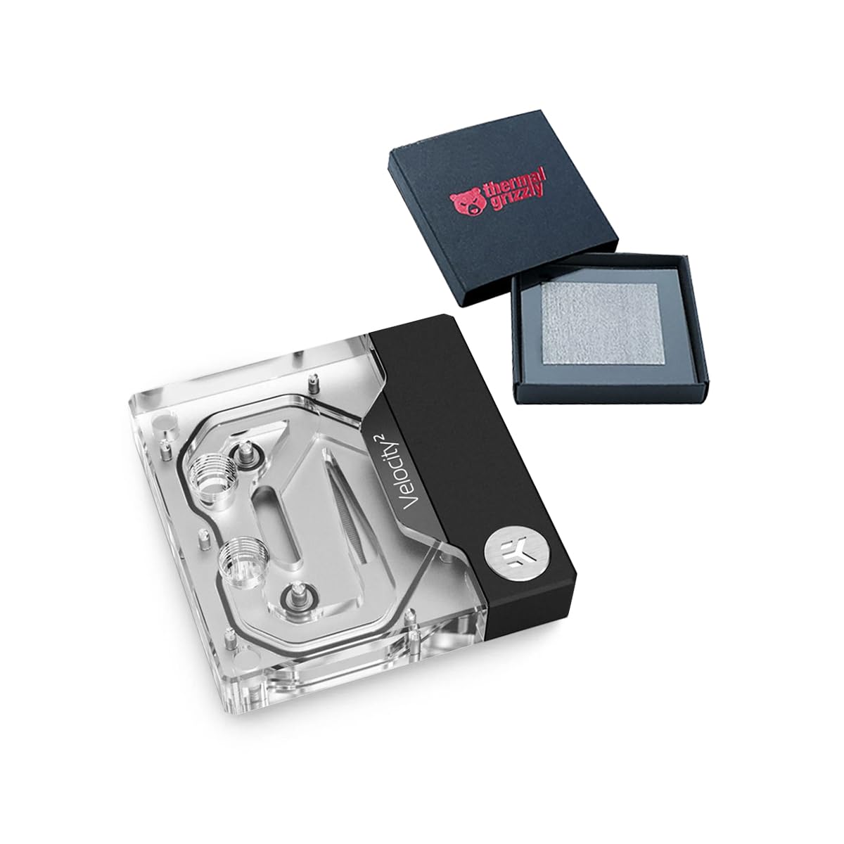 EK-QuantumVelocity²D-RGB-LGA1200 CPU水冷 EK-Quantum Velocity² D-RGB - 1200 Nickel + Plexi Water Block